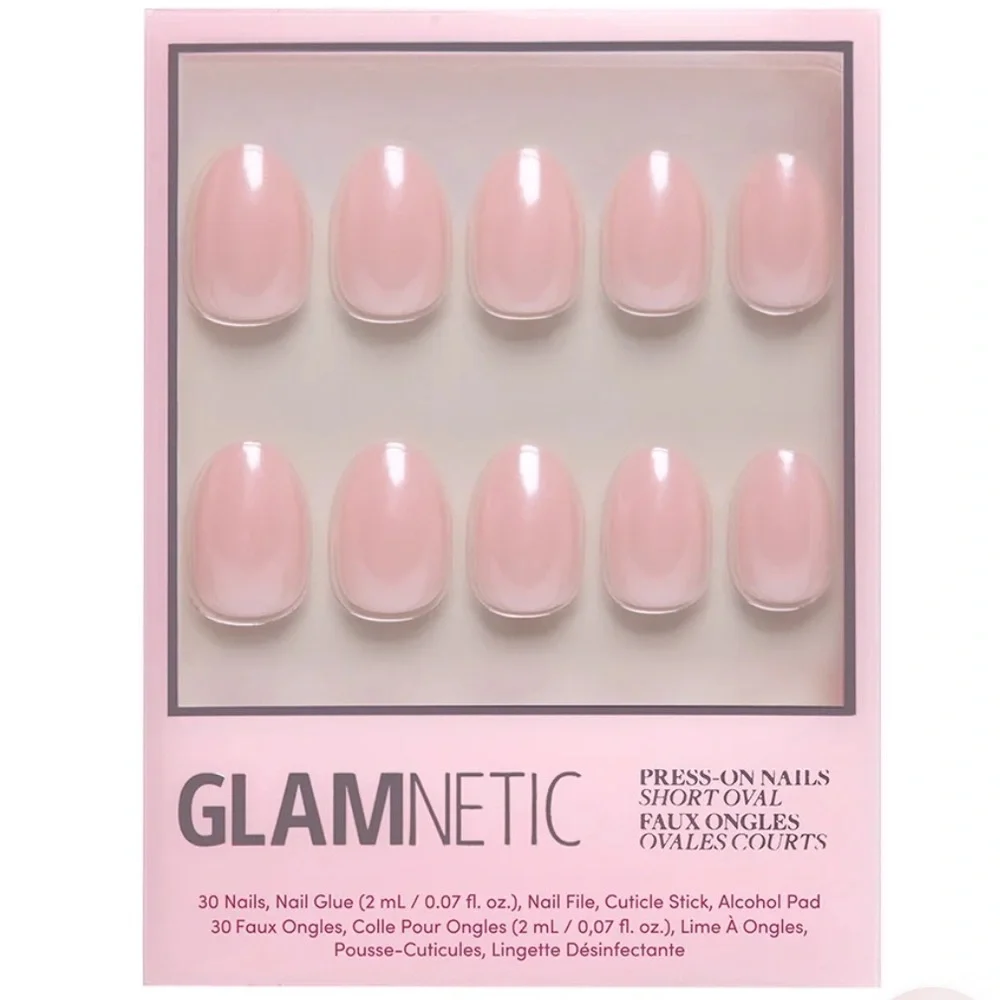 Glamnetic Press-On Nails Pinch Me Short Oval NWT - Picture 1 of 7
